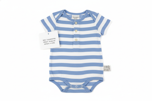 Baby Boy Striped Romper - Main
