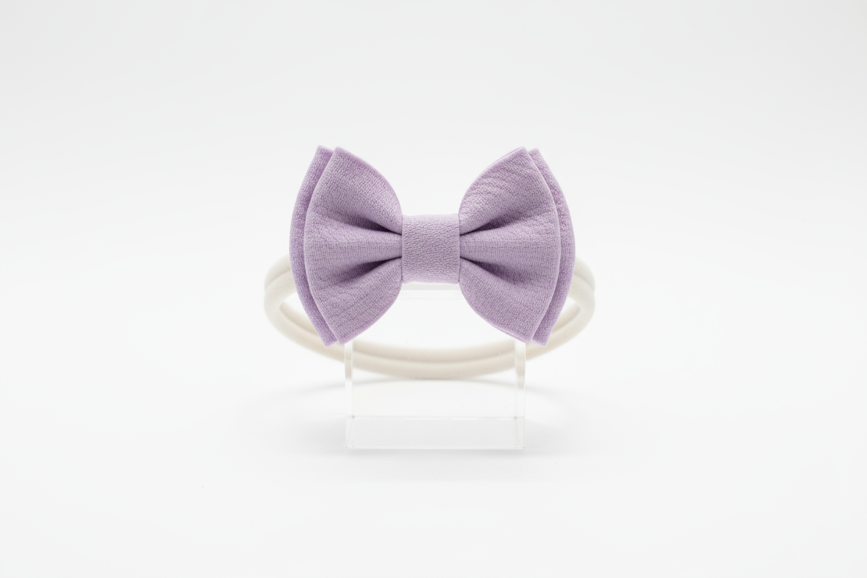 Lavender Bow Single Product Focus