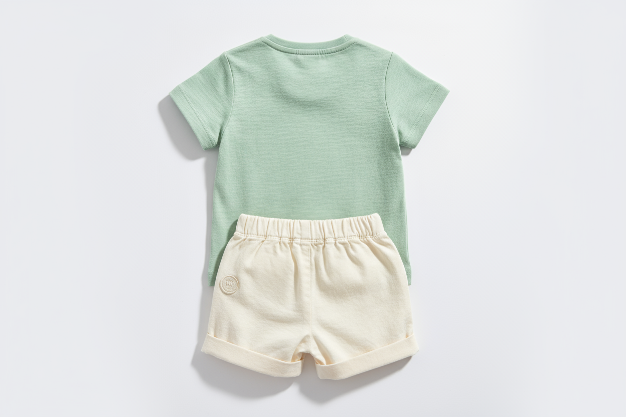 T-Shirt & Shorts Set - Back View