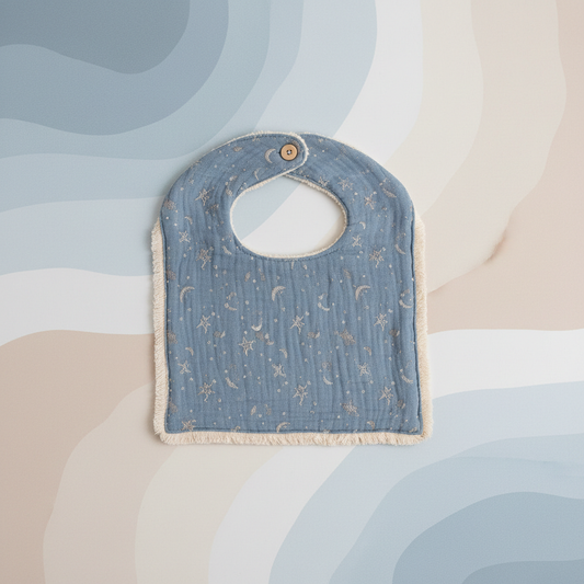 Baby Bib - Top-Down Flat Lay